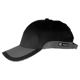 Base-Cap 6-Panel "PREMIUM"  schwarz/grau