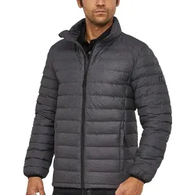 Daunenjacke &quot;JET&quot; grau-meliert, L