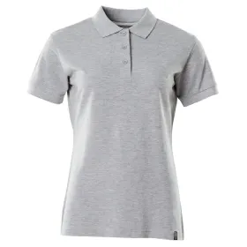 Damen Bio Polo-Shirt &quot;20693&quot; Crossover XXL, grau