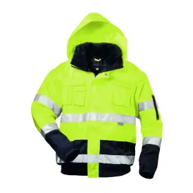 Warnschutz-Pilotenjacke &quot;SIEGFRIED&quot; gelb/marine XL