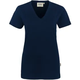 Damen T-Shirt &quot;Classic&quot; V-Ausschnitt 126 tinte, XL