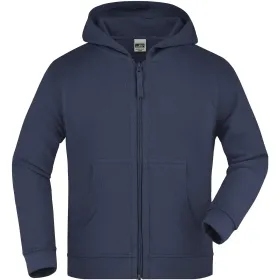 Kinder Kapuzen-Sweatjacke &quot;JN059K&quot;  navy, L