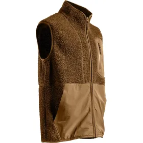 Faserpelzweste &quot;22465-682&quot; Customized XL, nussbraun