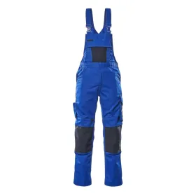 Latzhose &quot;AUGSBURG&quot; Unique 82C58 (EU 58), kornblau/schwarzblau