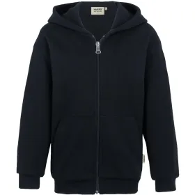Kinder Premium-Sweatjacke 620 schwarz, 140