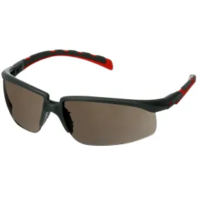 Schutzbrille Solus™ S2002SGAF-RED grau/rote Bügel, graue Scheibe