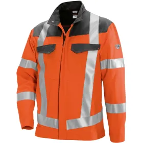 Warnschutz Bundjacke &quot;2012-845&quot; Hi-Vis Comfort warnorange/dunkelgrau, 52/54