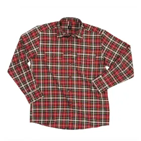 Arbeitshemd "ERHARD" rot/schwarz 41/42