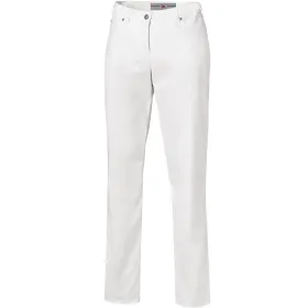 Damen Stretch Jeans-Bundhose "1662-686" Med & Care 40, Weiß