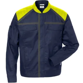 Bundjacke &quot;4555 STFP&quot; Fusion Skarup L, marine/gelb
