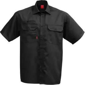 Arbeitshemd Kurzarm &quot;7387 B60&quot; schwarz, XXL