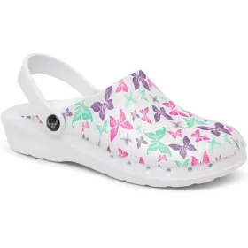 Damen Clogs &quot;ODEN+ PRINT&quot; Butterfly 38