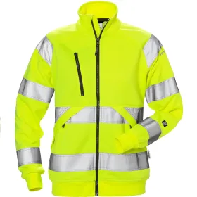 Warnschutz Damen Sweatjacke Kl. 3 &quot;7427 SHV&quot; XL, gelb