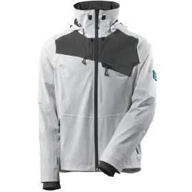 Stretch-Regenjacke Advanced L, Weiß
