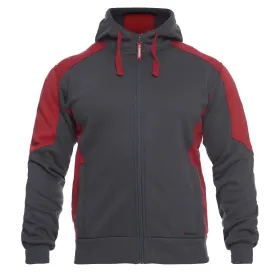 Kapuzen Sweatshirt "8820-233" Galaxy M, grau/rot