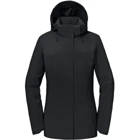 Damen Regenjacke &quot;WETTER-FEST&quot; Zipin L, schwarz