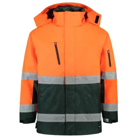 Warnschutz Regenparka 3-in-1 &quot;403004&quot; Safety XS, orange/green