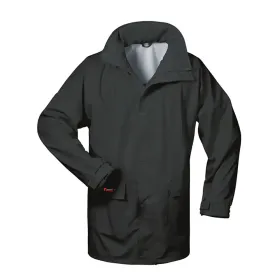 PU-Stretch-Regenjacke &quot;LUND&quot; Schwarz 3XL