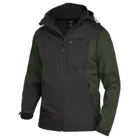 Softshelljacke "JANNIK" L, olive/schwarz