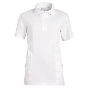 Damen-Poloshirt Halbarm &quot;08/2546&quot; Weiß, L