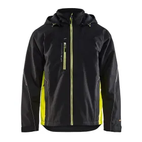 Shelljacke &quot;4790&quot; schwarz/gelb, 4XL