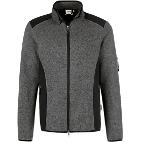 Strickfleece-Jacke &quot;DAWSON&quot; 836 anthracite-melange, M