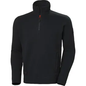 Strickfleece-Pullover &quot;KENSINGTON&quot; schwarz, XXL