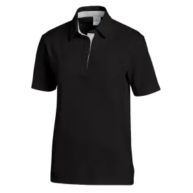 Polo T-Shirt &quot;08/2637&quot; L, schwarz/silber