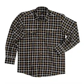 Arbeitshemd "ALOIS" schwarz/sand, 47/48