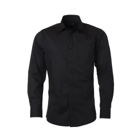 Langarm Hemd &quot;JN678&quot; black, XL