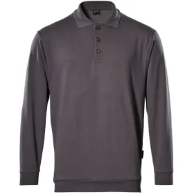 Polo-Sweatshirt "TRINIDAD" Crossover XXL, anthrazit