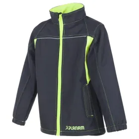 Kinder Softshelljacke &quot;JUNIOR&quot; 122/128, anthrazit
