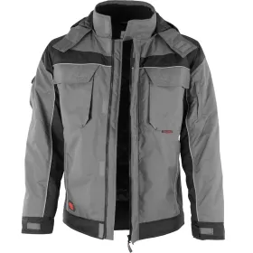 Winterjacke &quot;PRO&quot; grau/schwarz, XL