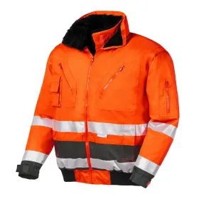 Warnschutz Pilotenjacke &quot;VANCOUVER&quot; orange M