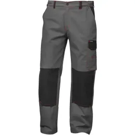 Bundhose Twill 245g/m²  grau/schwarz, 56