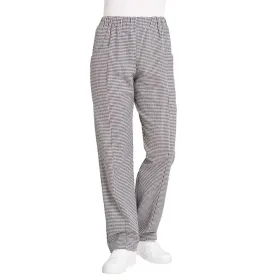 Damen Koch-/Bäckerhose mit Gummizug &quot;08/609&quot; pepita, XL