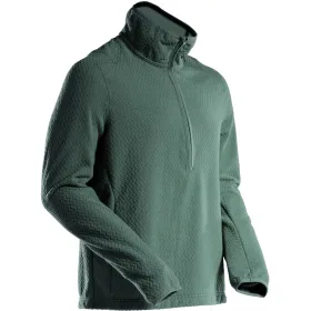 Microfleece Zip-Sweatshirt "22703-639" M, waldgrün