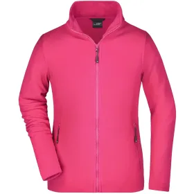 Damen Basic Fleecejacke &quot;JN765&quot; pink, S