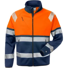Warnschutz Sweatjacke &quot;4517 SSL&quot; Stiby XS, orange/marine