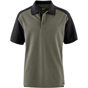 Polo-Shirt "PREMIUM" XL, oliv/schwarz