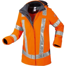 Damen Warnschutz Regenjacke &quot;2127-880&quot; Hi-Vis Comfort orange S