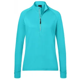 Damen Langarm-Shirt &quot;JN787&quot; M, turquoise