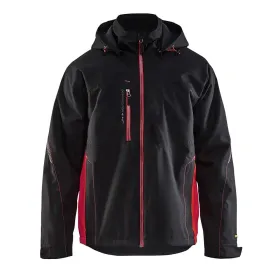 Shelljacke &quot;4790&quot; 3XL, schwarz/rot