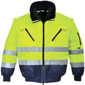 Warnschutz Pilotenjacke 3in1 &quot;PJ50&quot; XXL, gelb/marine