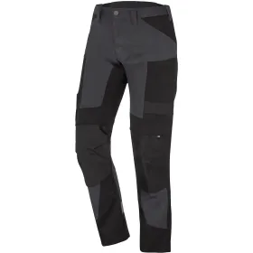 Stretch Bundhose Canvas &quot;LEO&quot; anthrazit/schwarz, 52