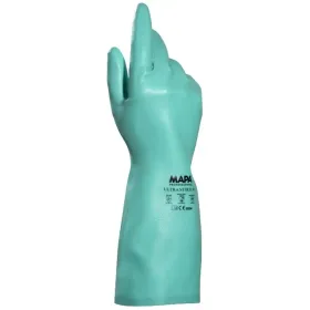 Nitril Chemie-Handschuhe &quot;PLUS&quot; 37cm, grün 9 (L)