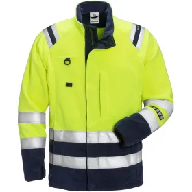 Multinorm Fleecejacke &quot;4063 ATF&quot; Flamestat gelb/marine XL