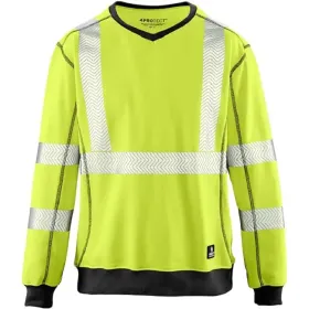 Warnschutz Sweatshirt &quot;COLUMBUS&quot; gelb, 6XL