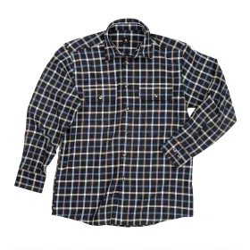 Arbeitshemd &quot;ALOIS&quot; 41/42, marine/royal