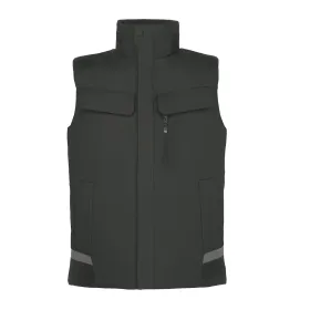 Softshell Arbeitsweste &quot;HAUKE&quot; schwarz, M